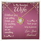 Beautiful Wife- Together-Love Knot Necklace  Sweet Devotion Flower Gift Set