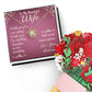 Beautiful Wife- Together-Love Knot Necklace  Sweet Devotion Flower Gift Set