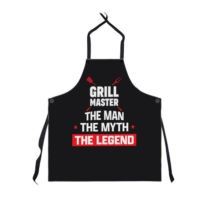 Grill Master-Dad Apron Birthday,  Grilling Gifts for Papa, Husband, Son, Grandson