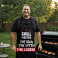 Grill Master-Dad Apron Birthday,  Grilling Gifts for Papa, Husband, Son, Grandson