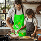 Grill King-Dad Apron Birthday, Father’s Day Grilling Gifts for Papa, Husband
