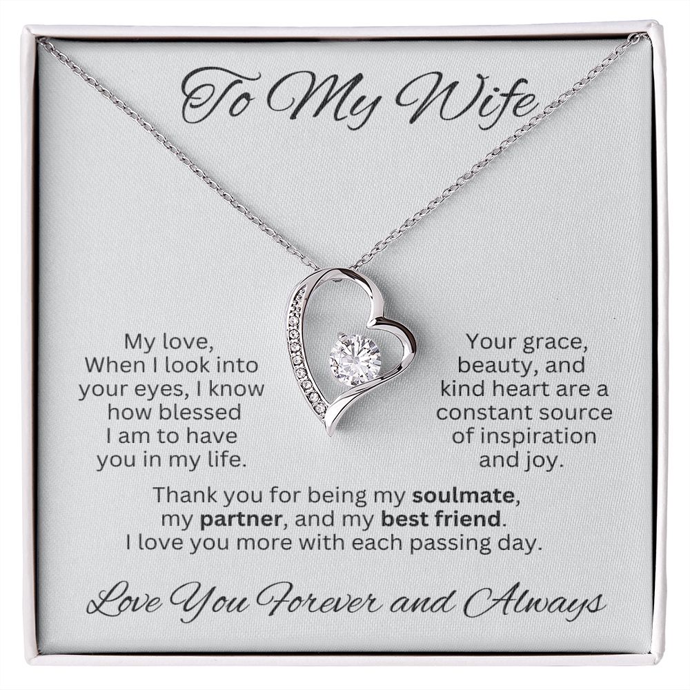 Gift For Wife-Constant Source Of Inspiration-Forever Love Necklace