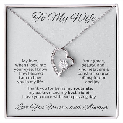 Gift For Wife-Constant Source Of Inspiration-Forever Love Necklace