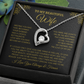 Beautiful  Wife -  Forever Love Necklace - Meeting you was fate . Anniversary, Birthday, Valentines, etc. FREE SHIPPING 50% OFF