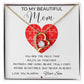 Gift For Mom from Son-You Are The PIECE That Holds US Together Necklace