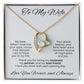Gift For Wife-Constant Source Of Inspiration-Forever Love Necklace