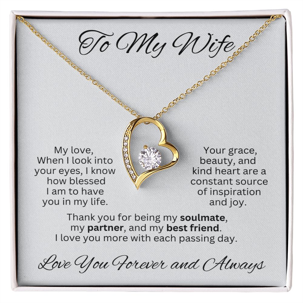 Gift For Wife-Constant Source Of Inspiration-Forever Love Necklace