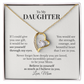 To My Daughter Forever Love Necklace From Mom – Believe in Yourself