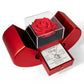 To My Beautiful Wife – Love Knot Necklace Gift Set with Red Heart Rose Box