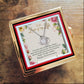 Love of My Life Love Knot Necklace with Eternal Rose Luxury Gift Box-Happy Anniversary