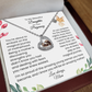 Beautiful Daughter | Motherhood| Baby Feet Heart-shaped Necklace Gift from Mom for Pregnant Mothers