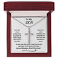 Gift For Son-Faith, Hope, Love- Cross Necklace