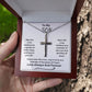 Gift For Son-Faith, Hope, Love- Cross Necklace