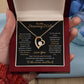Gift For My Wife-A Woman To Be Cherished And Loved- Forever Love Heart Necklace