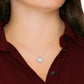 Gift For Mom- I Turned Out Awesome-Love Knot Necklace