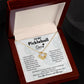 Gift For A Queen  "Wife" - "We're a Team, We're a Pair- Love Knot Necklace