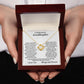 Gift For Granddaughter-Most Precious And Beautiful Moments-Love Knot Necklace
