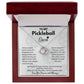 Gift For A Queen  "Wife" - "We're a Team, We're a Pair- Love Knot Necklace