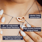 Gifts For Mom- Pick Up My Poo-Interlocking Hearts Necklace
