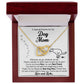 Gifts For Mom- Pick Up My Poo-Interlocking Hearts Necklace
