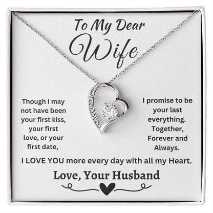 Gift For Wife-Forever Love Necklace-Promise To Be Your Last Everything