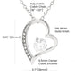 Gift For My Wife-A Woman To Be Cherished And Loved- Forever Love Heart Necklace
